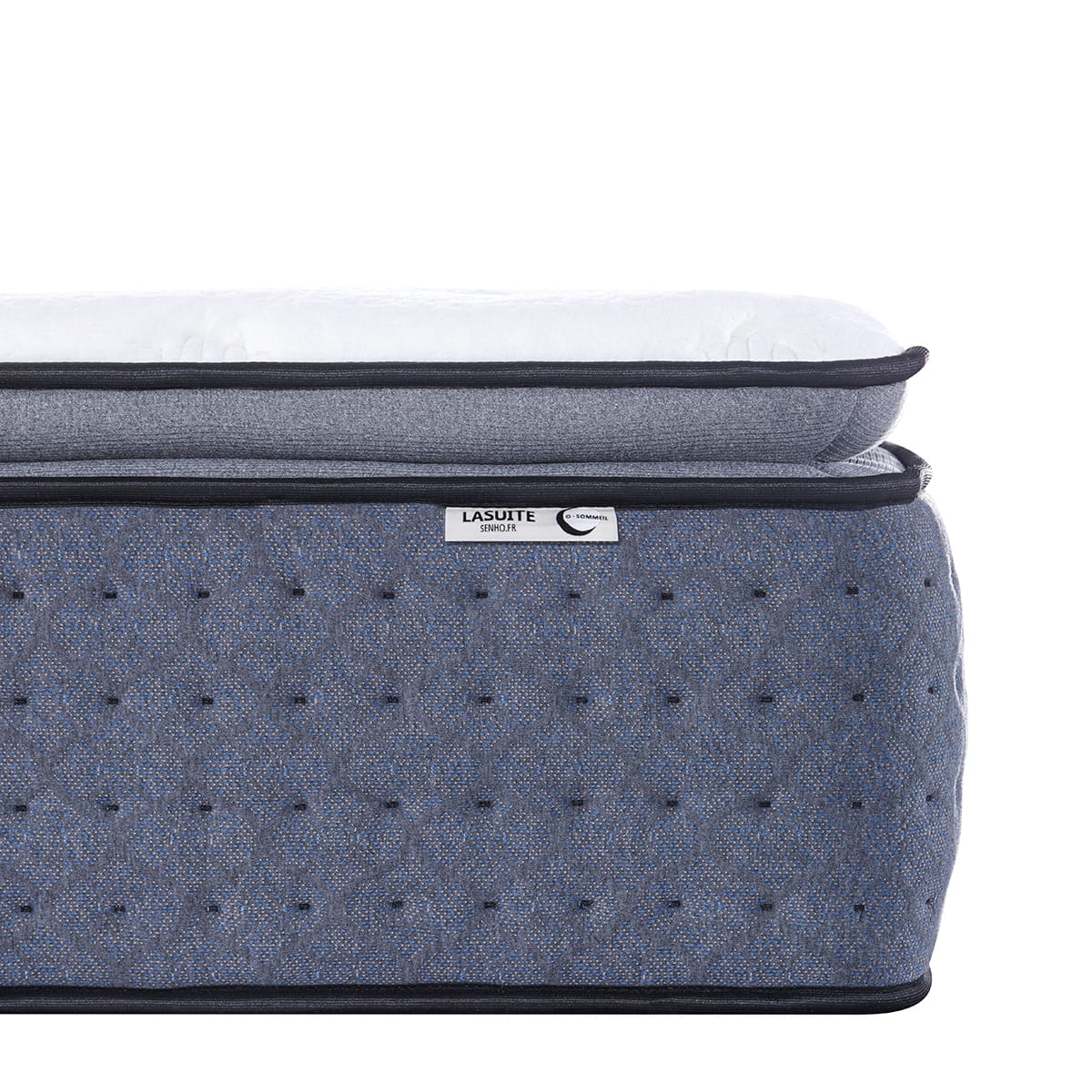 Détail étiquette matelas 35cm SENHO LASUITE 180x200cm